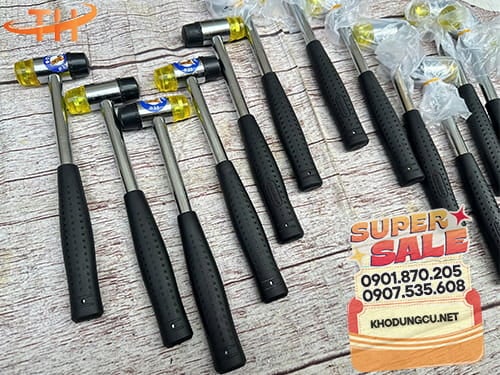Búa cao su nhựa 2 đầu Búa cao su nhựa 2 đầu
