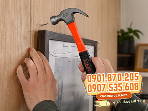 Búa nhổ đinh đầu thép Búa nhổ đinh cứng cáp, chắc tay