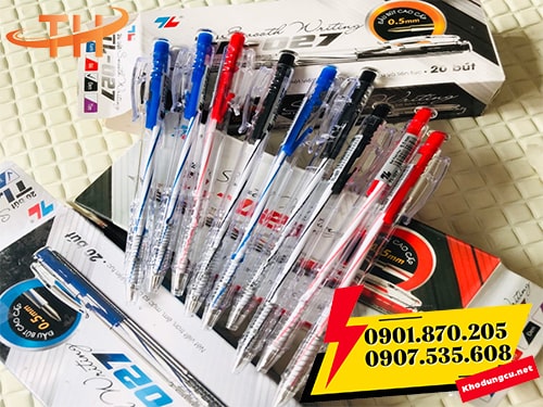Bút bi nét nhỏ Thiên Long chính hãng