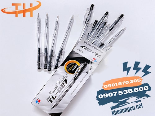 Bút bi TL - 027 Thiên Long màu đen Bút bi TL - 027 Thiên Long