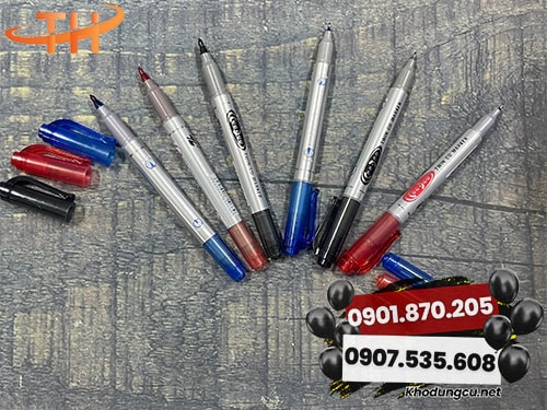 Bút lông dầu xanh, đỏ, đen Bút lông dầu đen đỏ xanh