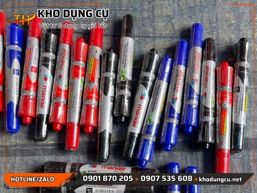 Bút lông dầu Bút lông dầu đỏ xanh giá sỉ