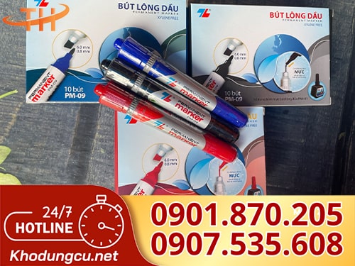 Bút lông dầu phổ biến