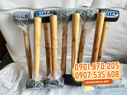 búa cao su Cung cấp búa cao su cán gỗ gõ êm