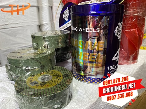 Đá cắt sắt tiger hộp 100 cái Đá cắt sắt tiger hộp 100 cái