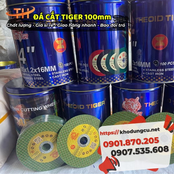 Đá cắt tiger 100mm giá tốt Đá cắt tiger 100mm giá tốt