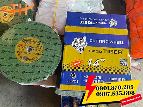 Đá cắt tiger 350mm giá rẻ  Đá cắt tiger 350mm giá rẻ tphcm