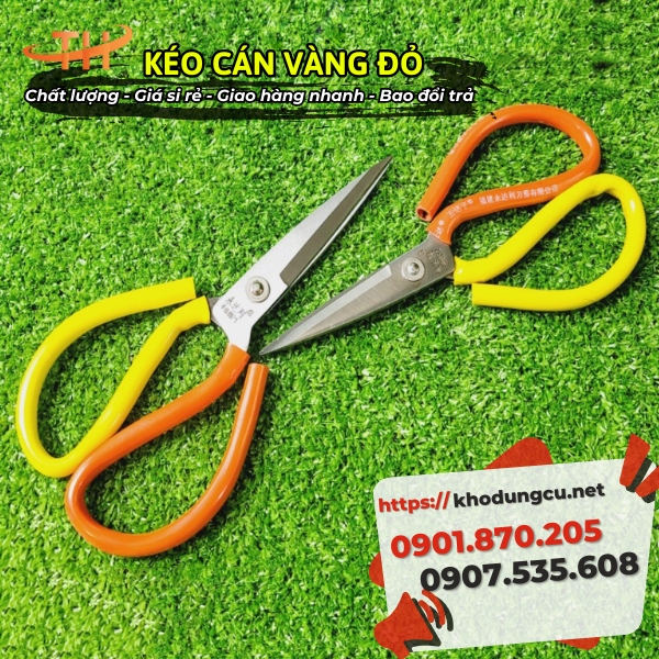Kéo cán vàng đỏ giá rẻ Kéo cán vàng đỏ giá rẻ