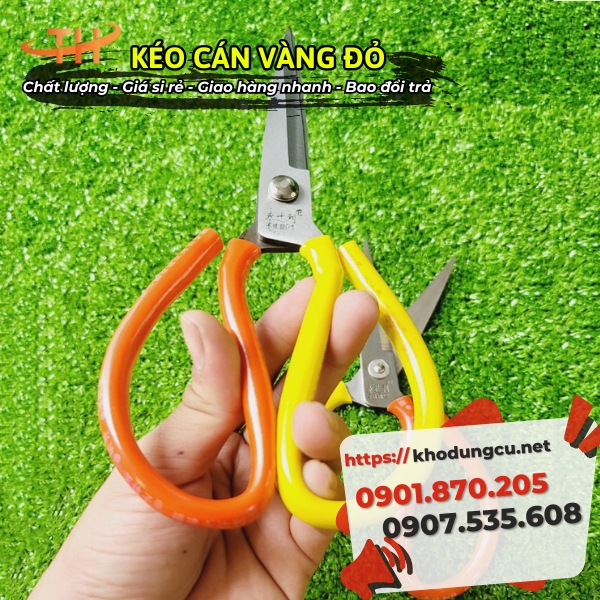 Kéo cán vàng đỏ giá rẻ Kéo cán vàng đỏ giá rẻ