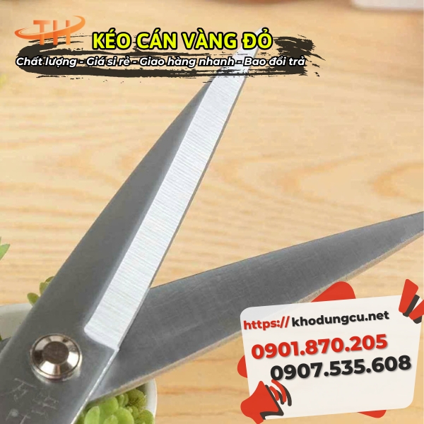 Kéo cán vàng đỏ giá sỉ Kéo cán vàng đỏ giá sỉ