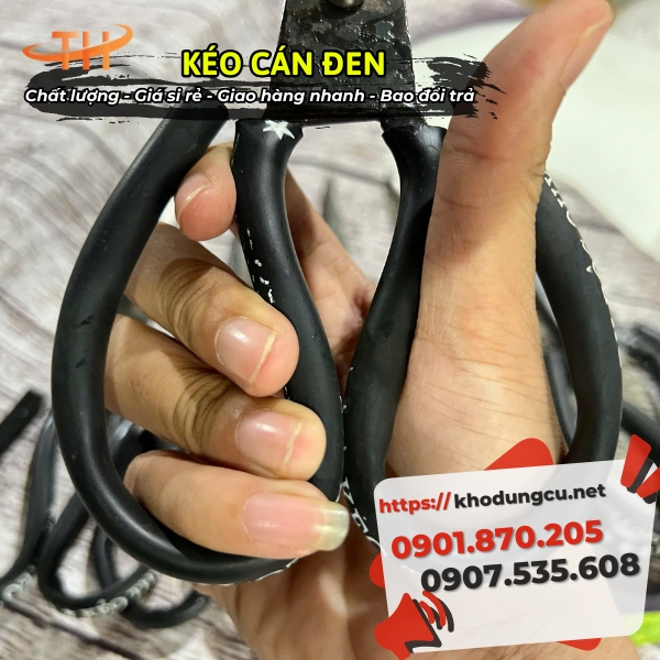 Kéo PA cán đen giá rẻ Kéo PA cán đen giá rẻ