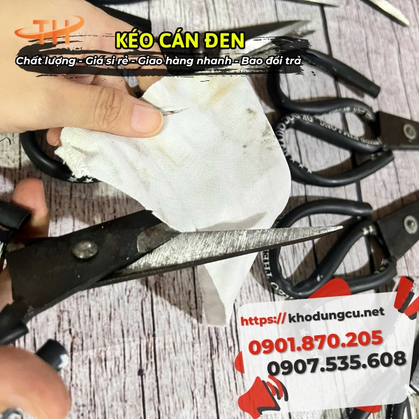 Kéo PA cán đen giá rẻ Kéo PA cán đen giá rẻ