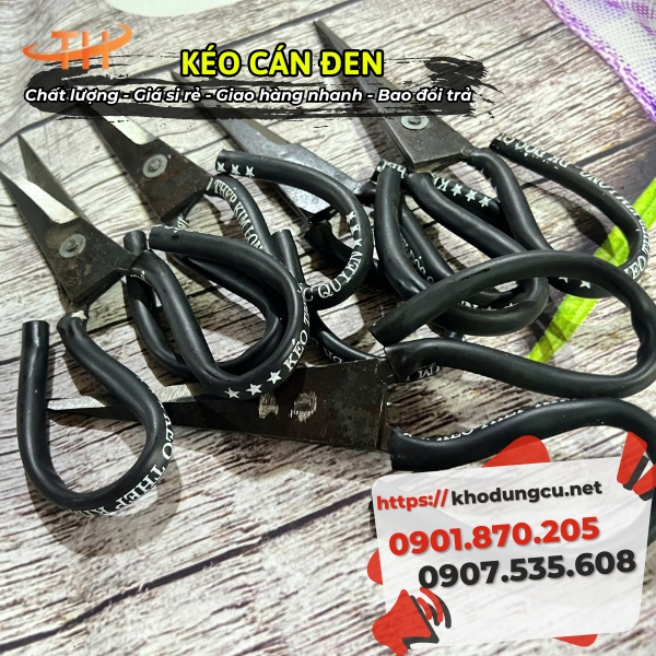 Kéo PA cán đen giá rẻ Kéo PA cán đen giá rẻ