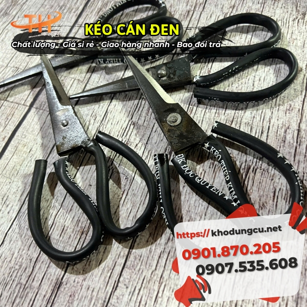 Kéo PA cán đen giá sỉ Kéo PA cán đen giá sỉ