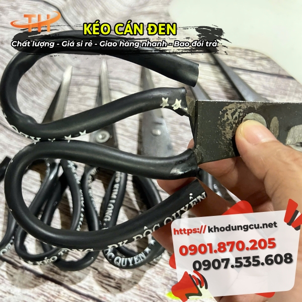 Kéo PA cán đen giá sỉ Kéo PA cán đen giá sỉ