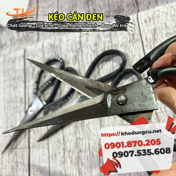 Kéo PA cán đen giá sỉ Kéo PA cán đen giá sỉ