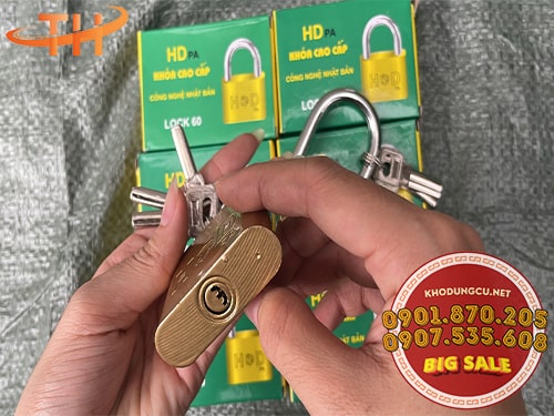 Ổ khóa HD chất lượng cao Khóa HD 3 chìa cao cấp