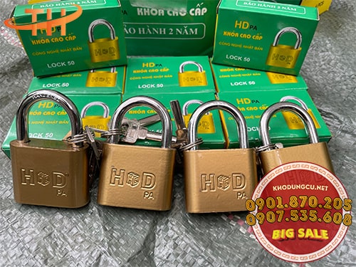 Khóa HD cao cấp 3 chìa size 50cm Khóa HD cao cấp 3 chìa giá rẻ