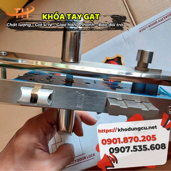 Khóa tay gạt giá rẻ Khóa tay gạt giá rẻ