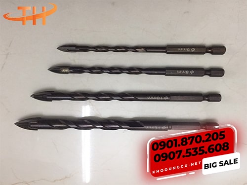 Mũi khoan 4 cạnh các loại Mũi khoan 4 cạnh các loại