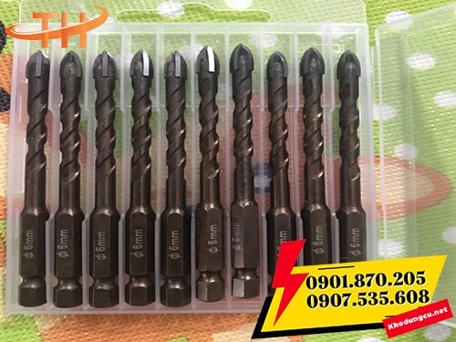 Mũi khoan đa năng 4 cạnh 6mm Mũi khoan đa năng chất lượng