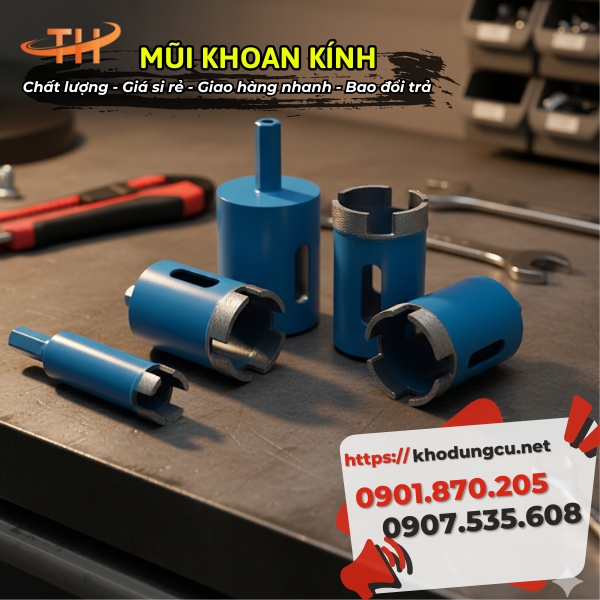 Mũi khoan kính xanh giá rẻ Mũi khoan kính xanh giá rẻ