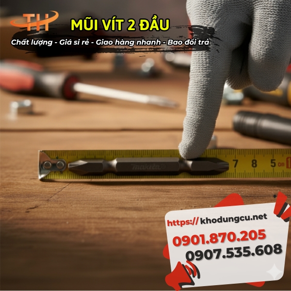 Mũi vít 2 đầu giá rẻ Mũi vít 2 đầu giá rẻ