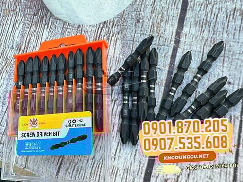 Mũi vít 2 đầu PH2 Mũi vít 2 đầu PH2 bền