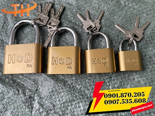 Ổ khóa HD các loại Ổ khóa HD cao cấp 3 chìa