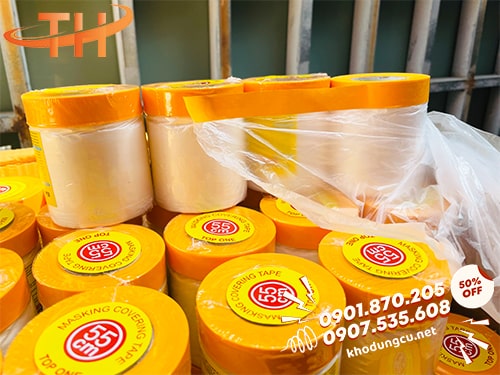 Băng keo che sơn 55cm Phân phối giá rẻ băng keo che sơn