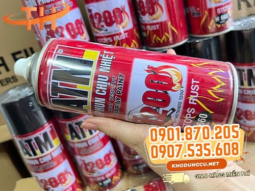 Sơn ATM chịu nhiệt Sơn chịu nhiệt