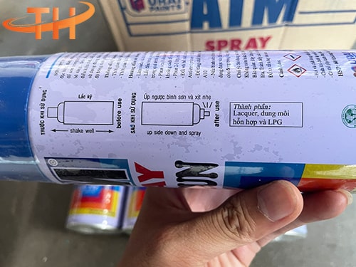 Hướng dẫn sử dụng Sơn xịt ATM giá rẻ