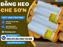 Băng keo che sơn TOP ONE dán chắc, che bụi cực tốt