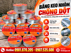 Băng keo nhôm dán mái tôn chống dột giá sỉ rẻ