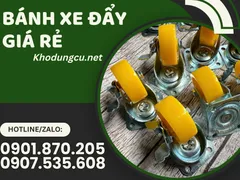 Bánh xe đẩy có khóa giá rẻ – bền, dễ lắp đặt
