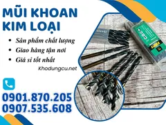 Bộ mũi khoan kim loại 10mm cao cấp giá tốt