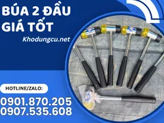 Búa 2 đầu cán thép bọc cao su bền chắc giá tốt