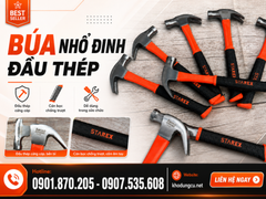 Búa nhổ đinh đầu thép cứng cáp, cán cầm chắc tay