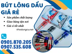 Vì sao bút lông dầu được sử dụng phổ biến