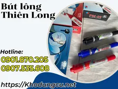 Nhà cung cấp giá sỉ bút lông dầu Thiên Long TPHCM
