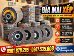 Đĩa mài xếp mài sắt, inox: Chọn đúng độ hạt cho từng công việc