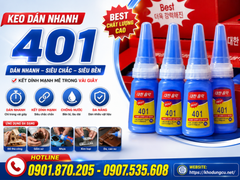 Keo dán nhanh 401 giá tốt, hàng có sẵn, giao ngay tận nơi