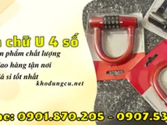 Khóa chữ u nhỏ 4 mã số bảo mật chống trộm