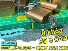 Khóa HD cao cấp 3 chìa giá rẻ ưu đãi