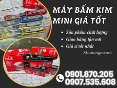Máy bấm kim mini nhiều màu, gọn nhẹ, giá tốt