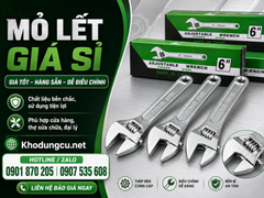 Mỏ lết điều chỉnh giá sỉ cho thợ cơ khí và xưởng sửa chữa