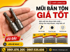 Mũi bắn tôn 8mm nam châm bám chắc, bền bỉ giá tốt