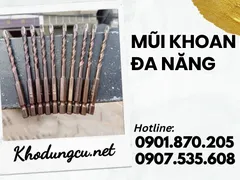 Mũi khoan đa năng 2 cạnh, 4 cạnh chất lượng cao TPHCM