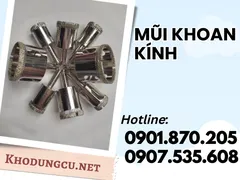 Địa chỉ cung cấp mũi khoan kính nhiều size giá rẻ