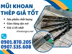 Mũi khoan thép cao cấp – khoan chính xác, giá tốt
